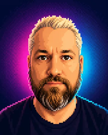 Pixelportrait von Thomas Negele